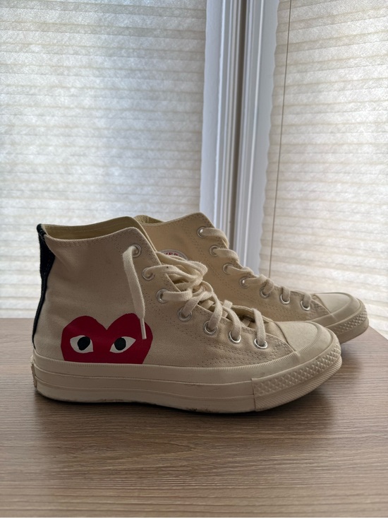 Comme des Garcons PLAY Shoes - CdG PLAY x Converse Women's Chuck Taylor All Star Peek-A-Boo High-Top Sneakers